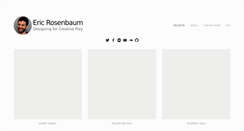 Desktop Screenshot of ericrosenbaum.com