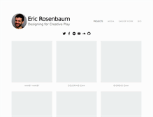 Tablet Screenshot of ericrosenbaum.com
